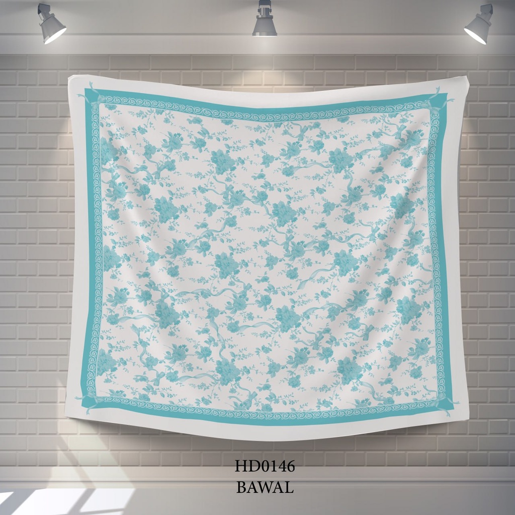 Tudung Bawal (Square Hijab) in HD0146