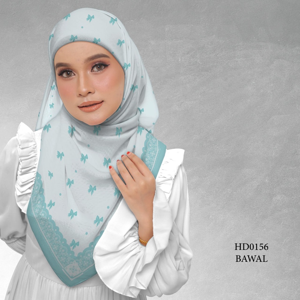Tudung Bawal (Square Hijab) in HD0156